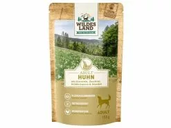 Wildes Land Nassfutter Huhn mit Karotten, Zucchini & Wildkräutern 8x150g