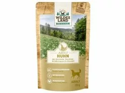 Wildes Land Nassfutter Huhn mit Karotten, Zucchini & Wildkräutern, 150g