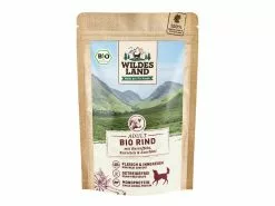 Wildes Land Nassfutter Rind mit Kartoffeln, Karotten & Zucchini 10x125g