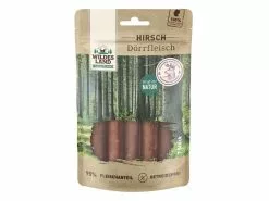 Wildes Land Snack Dörrfleisch Hirsch, 7 Stk