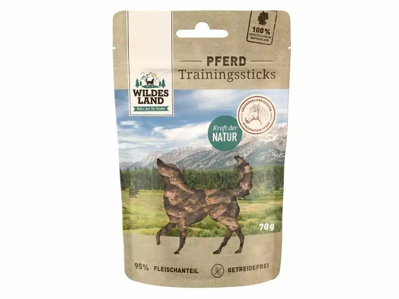 Wildes Land Snack Trainingssticks Pferd, 70 g 1 Wildes Land Snack Trainingssticks Pferd, 70 g