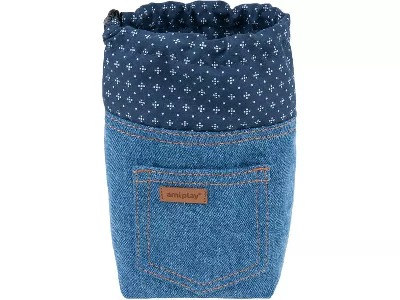 Amiplay Snack-Tasche Denim, 10 x 7 x 14 cm 1 Amiplay Snack-Tasche Denim, 10 x 7 x 14 cm