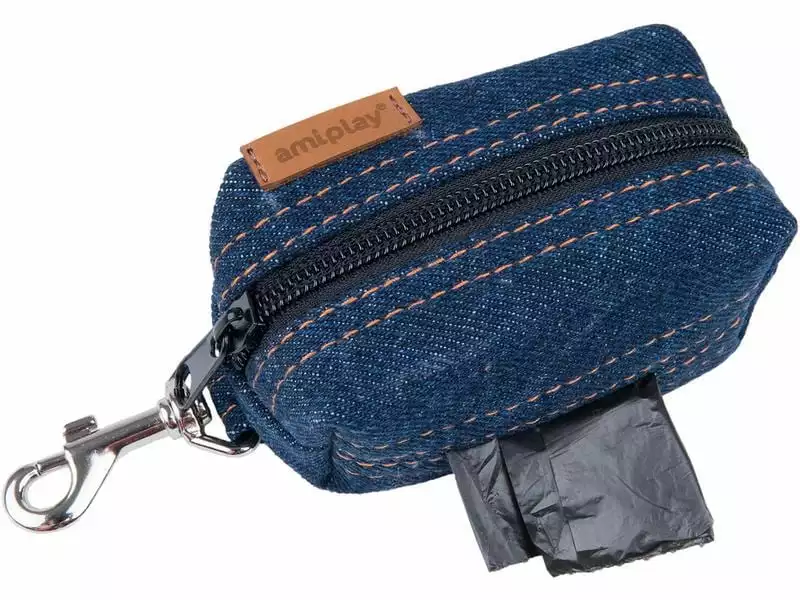Amiplay Beutelspender Denim, 9 x 5 x 4 cm 1 Amiplay Beutelspender Denim, 9 x 5 x 4 cm