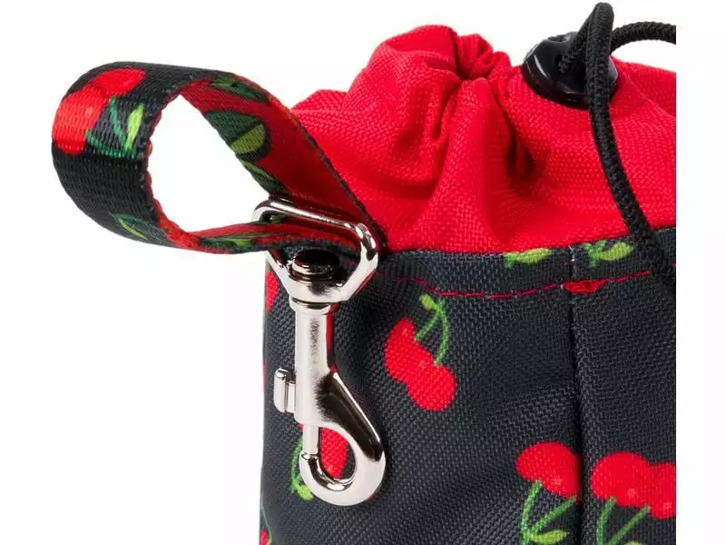 Amiplay Snack-Tasche Be Happy Cherry, Schwarz/Rot 2 Amiplay Snack-Tasche Be Happy Cherry, Schwarz/Rot - Image 2
