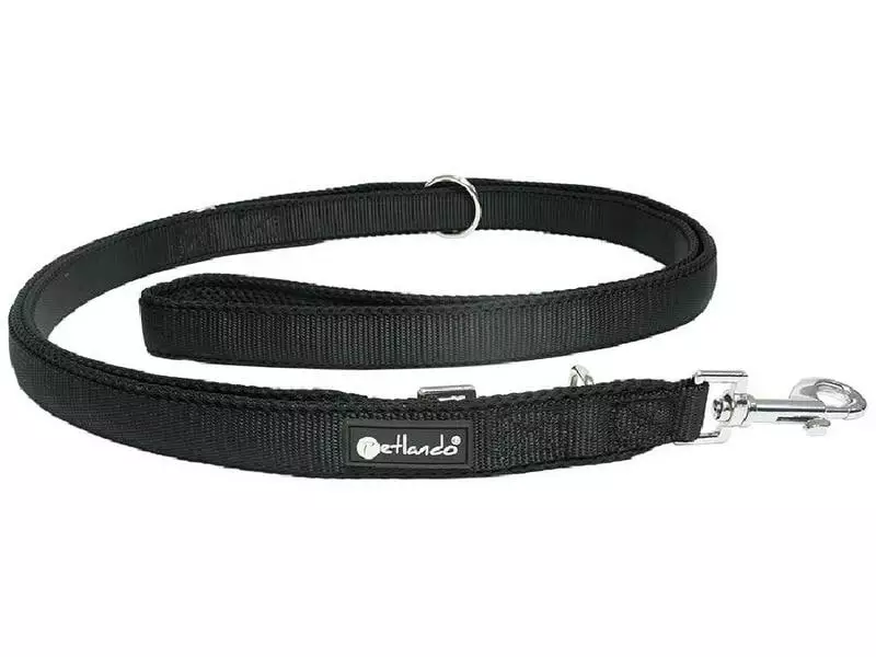 Petlando Hundeleine Mesh, 2.3 m, Schwarz 1 Petlando Hundeleine Mesh, 2.3 m, Schwarz