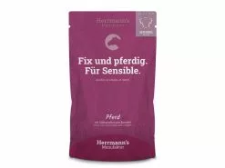 Herrmann's Nassfutter Sensibel Pferd mit Süsskartoffel und Zucchini