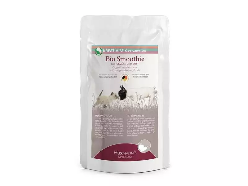 Herrmann's Nassfutter Bio Smoothie mit Gemüse und Obst 1 Herrmann's Nassfutter Bio Smoothie mit Gemüse und Obst