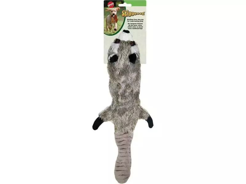 Skinneeeze Hunde-Spielzeug Plüsch Waschbär, L 1 Skinneeeze Hunde-Spielzeug Plüsch Waschbär, L