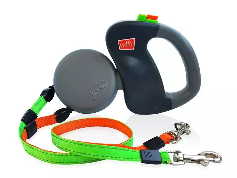 Wigzi Hundeleine Dual Doggie 2.0 Grau 1 Wigzi Hundeleine Dual Doggie 2.0 Grau
