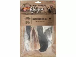 DeliBest Kausnack Origin Lammohren mit Fell 4 Stk, Schweizer Fleisch