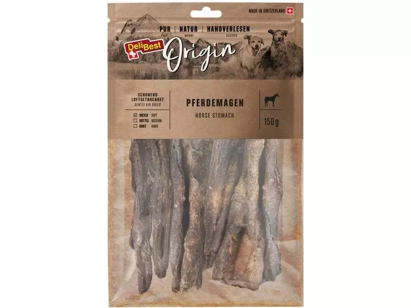 DeliBest Kausnack Origin Pferdemagen 150 g 1 DeliBest Kausnack Origin Pferdemagen 150 g