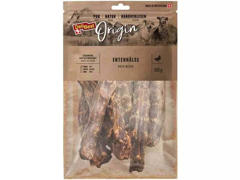 DeliBest Kausnack Origin Entenhälse 300 g 1 DeliBest Kausnack Origin Entenhälse 300 g