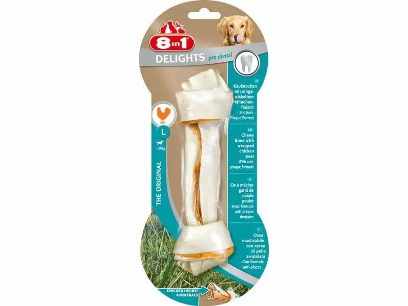 8in1 Kausnack Dental Delights L, 1 Stk., 85 g 1 8in1 Kausnack Dental Delights L, 1 Stk., 85 g