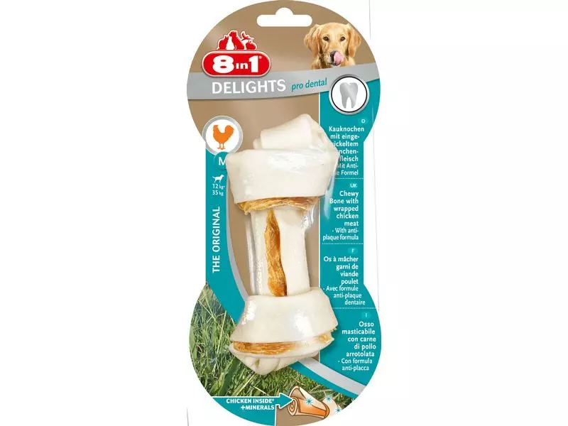 8in1 Kausnack Dental Delights M, 1 Stk., 65 g 1 8in1 Kausnack Dental Delights M, 1 Stk., 65 g