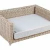 Greemotion PET Hunde-Sofa Rattan-Optik, Beige, Grösse M
