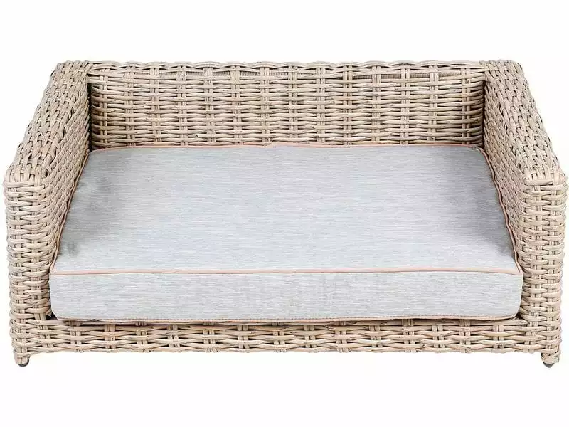 Greemotion PET Hunde-Sofa Rattan-Optik, Beige, Grösse M 2 Greemotion PET Hunde-Sofa Rattan-Optik, Beige, Grösse M - Image 2