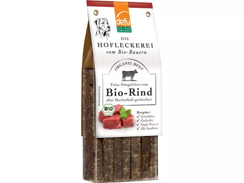 Defu Snack Feine Stängelchen Bio Rind, 125 g 1 Defu Snack Feine Stängelchen Bio Rind, 125 g