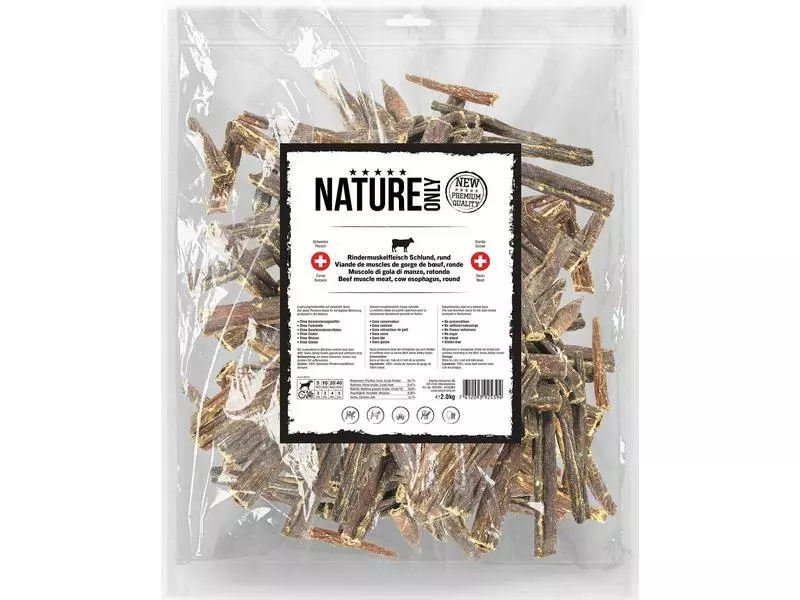 NATUREonly Kausnack Rinderschlund rund, 2 kg 1 NATUREonly Kausnack Rinderschlund rund, 2 kg