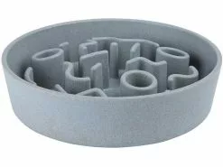 District 70 Bambusnapf Bamboo Dog Slow Feeder Ø 21 cm, Ice-Blue