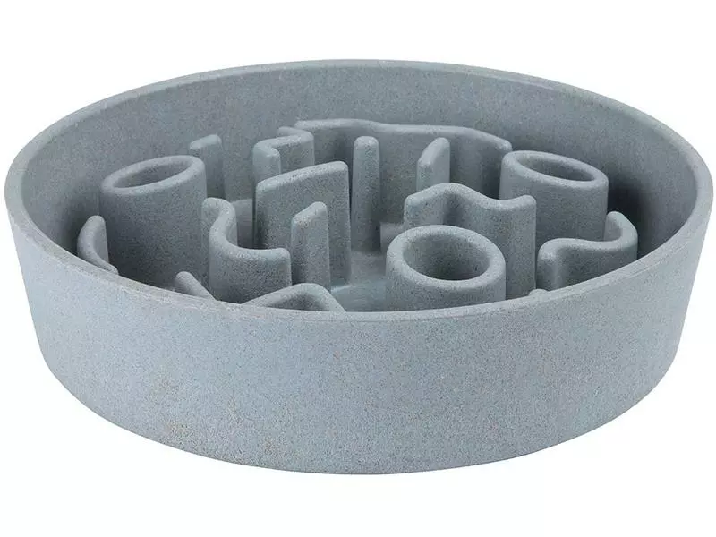 District 70 Bambusnapf Bamboo Dog Slow Feeder Ø 21 cm, Ice-Blue 1 District 70 Bambusnapf Bamboo Dog Slow Feeder Ø 21 cm, Ice-Blue