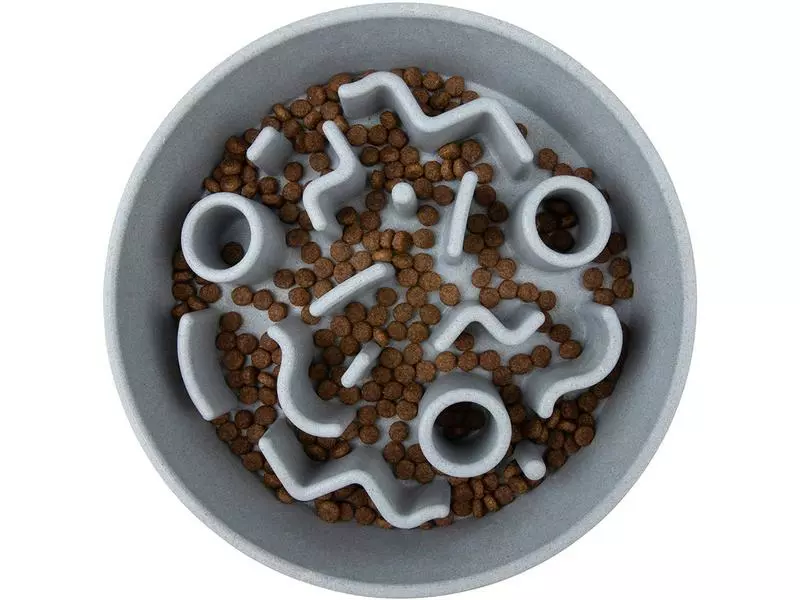 District 70 Bambusnapf Bamboo Dog Slow Feeder Ø 21 cm, Ice-Blue 4 District 70 Bambusnapf Bamboo Dog Slow Feeder Ø 21 cm, Ice-Blue - Image 4