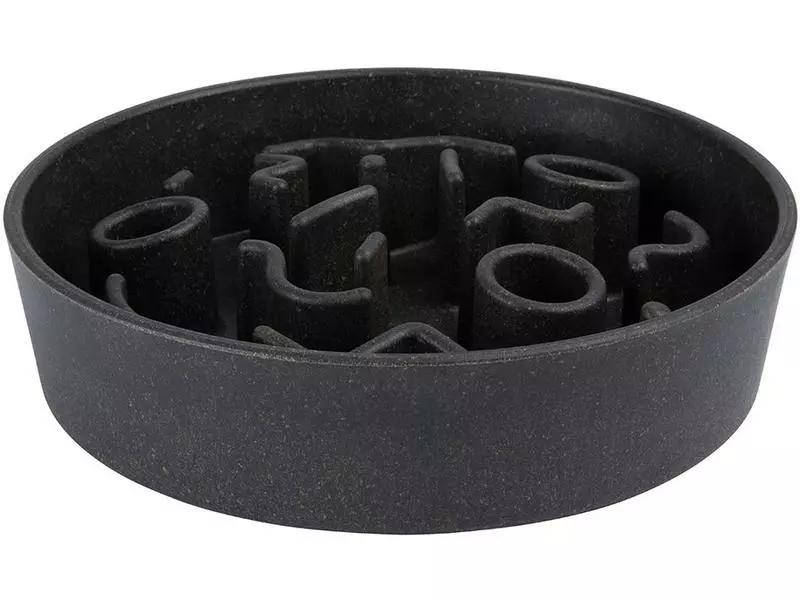 District 70 Bambusnapf Bamboo Dog Slow Feeder Ø 21 cm, Dunkel-Grau 1 District 70 Bambusnapf Bamboo Dog Slow Feeder Ø 21 cm, Dunkel-Grau