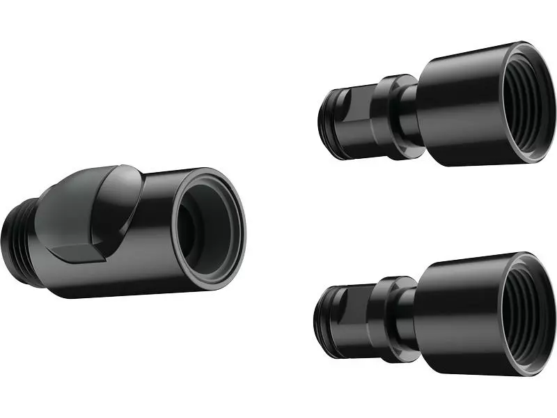 Hansgrohe Schnellkupplung-Set für Duschbrausen, Schwarz 1 Hansgrohe Schnellkupplung-Set für Duschbrausen, Schwarz