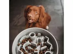 District 70 Bambusnapf Bamboo Dog Slow Feeder Ø 28 cm, Creme-Weiss -Hundewelt Verkäufe 228265374 xxl 1