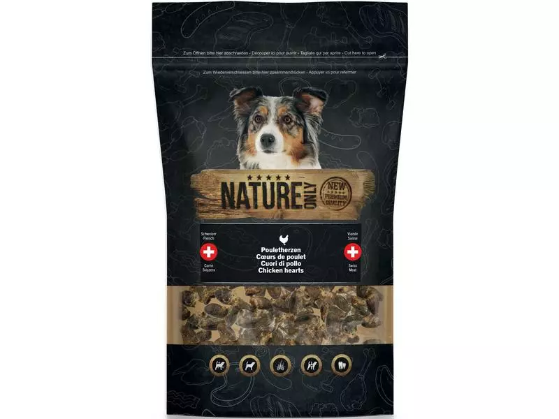 NATUREonly Kauartikel Pouletherzen, 110 g 1 NATUREonly Kauartikel Pouletherzen, 110 g