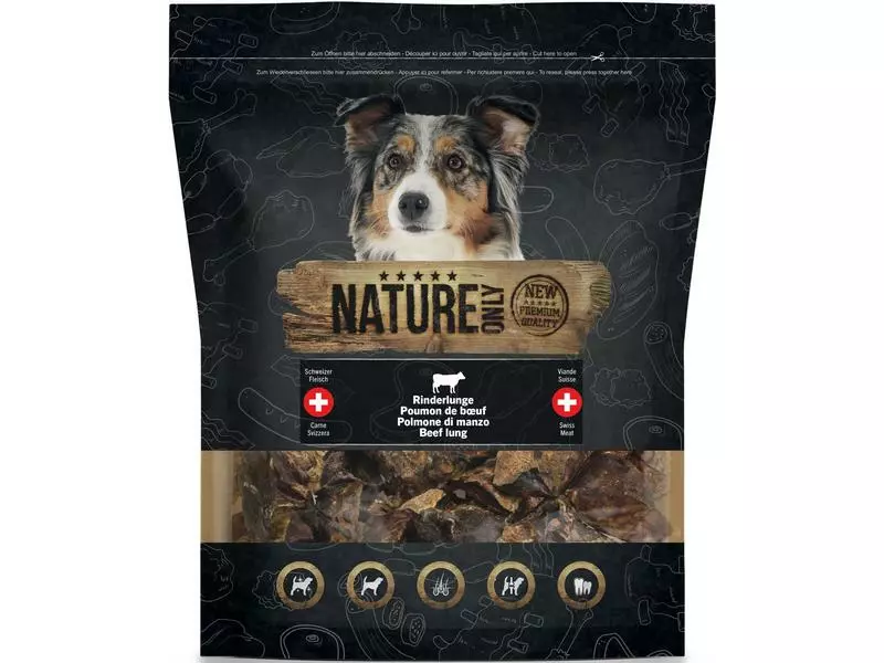 NATUREonly Kausnack Rinderlunge, 175 g 1 NATUREonly Kausnack Rinderlunge, 175 g