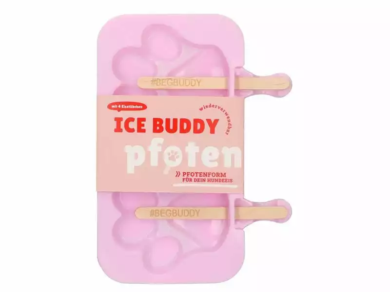 BeG Buddy Pfotenform für Hundeeis, 2er 1 BeG Buddy Pfotenform für Hundeeis, 2er