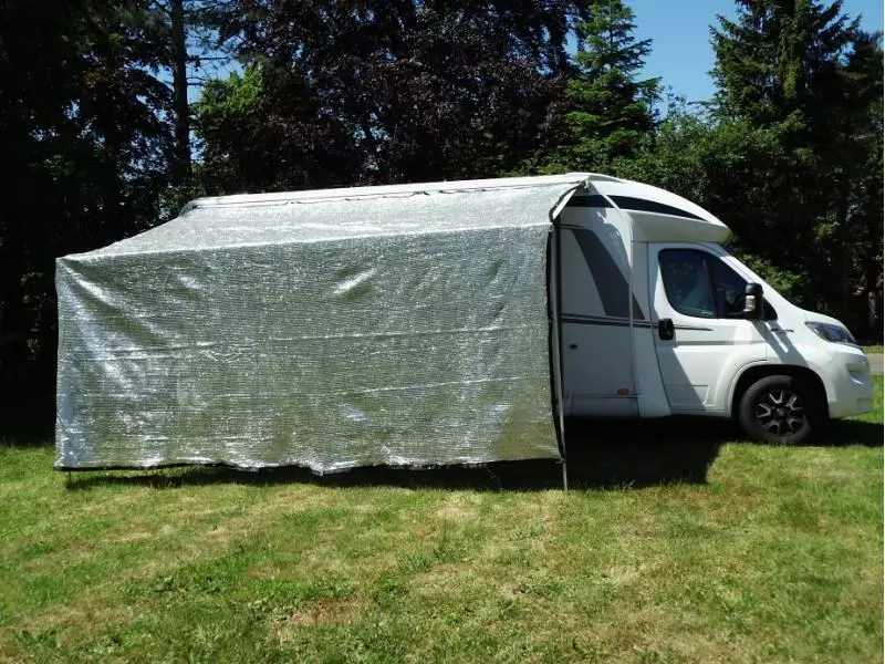 Hof Sonnenschein Aluminium Schattennetz, 5 x 8 m 4 Hof Sonnenschein Aluminium Schattennetz, 5 x 8 m - Image 4