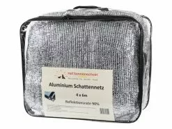 Hof Sonnenschein Aluminium Schattennetz, 4 x 6 m