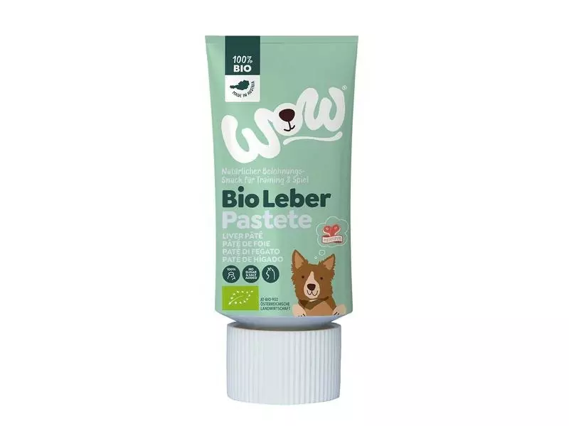 WOW Leckerli BIO Leberpastete 80g 1 WOW Leckerli BIO Leberpastete 80g