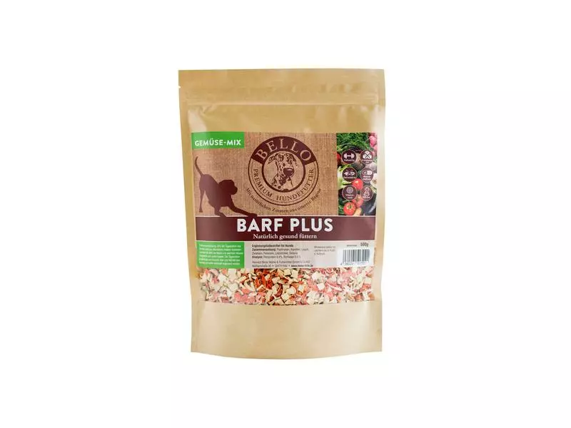 Bello Hunde-Nahrungsergänzung Barf Plus Gemüse Mix, 500g 1 Bello Hunde-Nahrungsergänzung Barf Plus Gemüse Mix, 500g