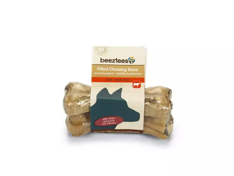 Beeztees Kausnack Knochen mit Pansen, 10 cm, 2 Stk. 1 Beeztees Kausnack Knochen mit Pansen, 10 cm, 2 Stk.