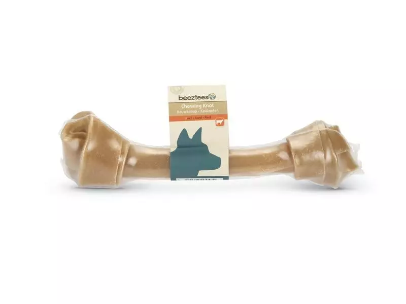 Beeztees Kauknoten Rinderhaut, 25 cm, 1 Stk. 1 Beeztees Kauknoten Rinderhaut, 25 cm, 1 Stk.