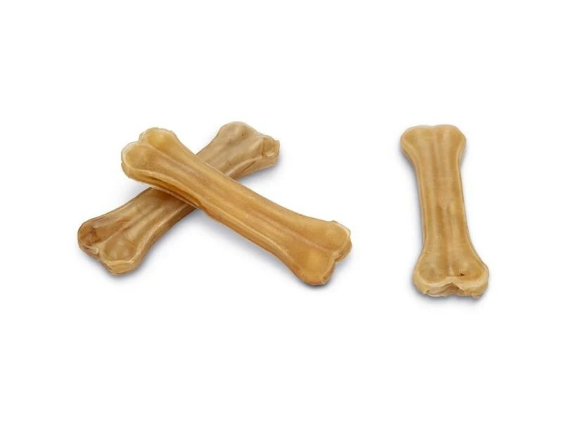 Beeztees Kauknochen Rinderhaut, 11 cm, 3 Stk. 2 Beeztees Kauknochen Rinderhaut, 11 cm, 3 Stk. - Image 2