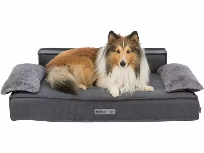 Trixie Hunde-Sofa Liano, 100 x 60 cm, Grau 3 Trixie Hunde-Sofa Liano, 100 x 60 cm, Grau - Image 3