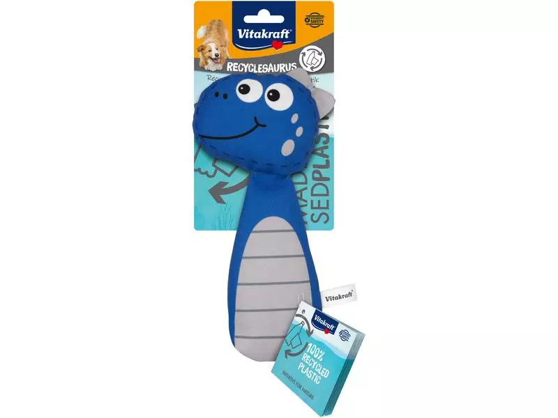 Vitakraft Hunde-Spielzeug Dino Sling shot, 24 cm, Königsblau 1 Vitakraft Hunde-Spielzeug Dino Sling shot, 24 cm, Königsblau