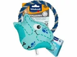 Vitakraft Hunde-Spielzeug Dino Vogel, 20 cm, Türkis