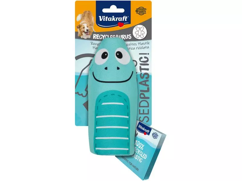 Vitakraft Hunde-Spielzeug Dino Drache, 16 cm, Türkis 1 Vitakraft Hunde-Spielzeug Dino Drache, 16 cm, Türkis