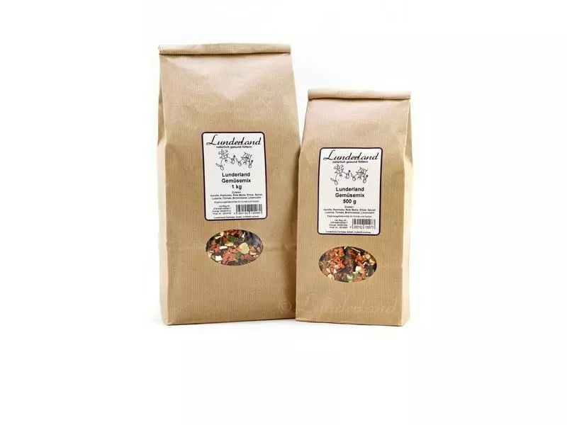 Lunderland Hunde-Nahrungsergänzung Gemüsemix, 5 kg 1 Lunderland Hunde-Nahrungsergänzung Gemüsemix, 5 kg