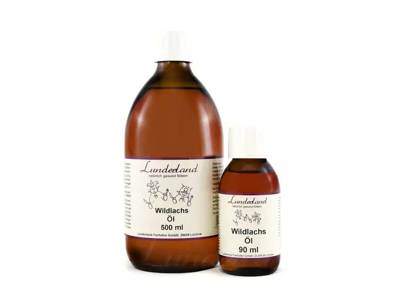 Lunderland Hunde-Nahrungsergänzung Wildlachsöl, 500 ml 1 Lunderland Hunde-Nahrungsergänzung Wildlachsöl, 500 ml