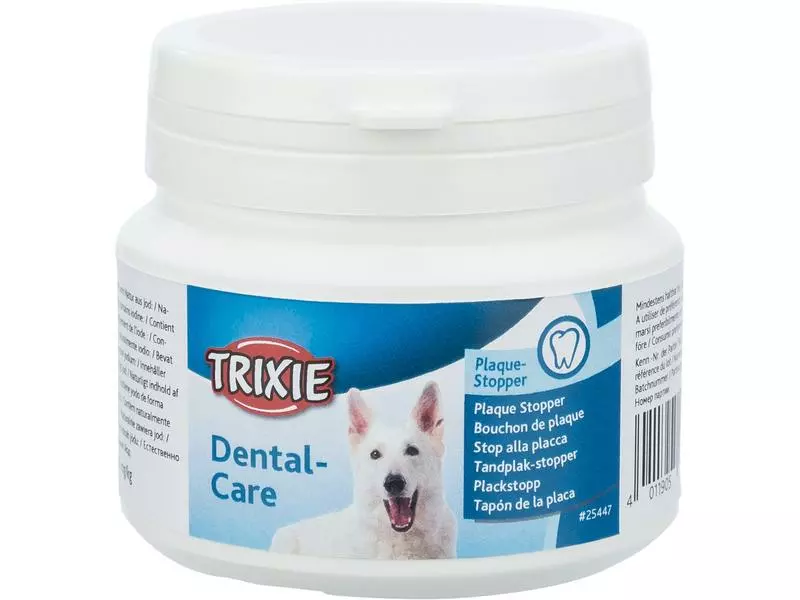 Trixie Zahnreinigung Plaque-Stopper, Pulver, 70 g, Hund 1 Trixie Zahnreinigung Plaque-Stopper, Pulver, 70 g, Hund