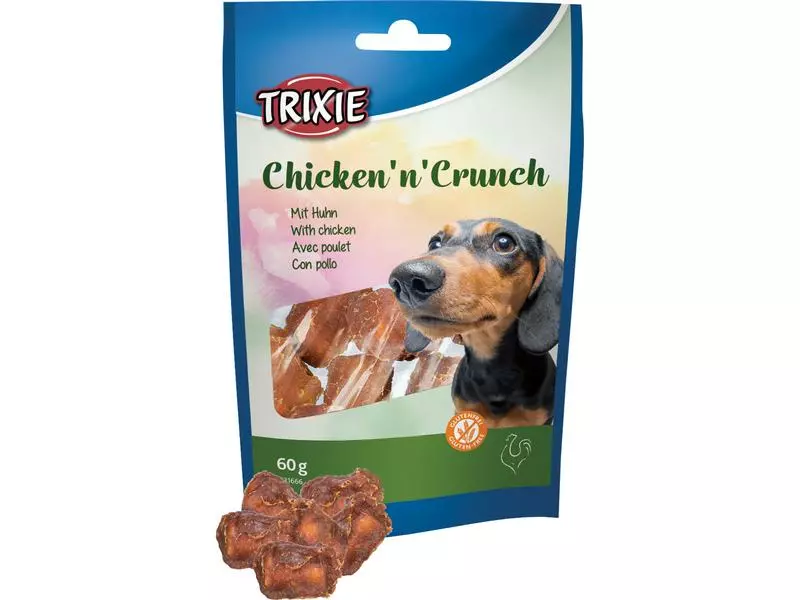 Trixie Leckerli Chicken'n'Crunch mit Huhn, 60 g 1 Trixie Leckerli Chicken'n'Crunch mit Huhn, 60 g
