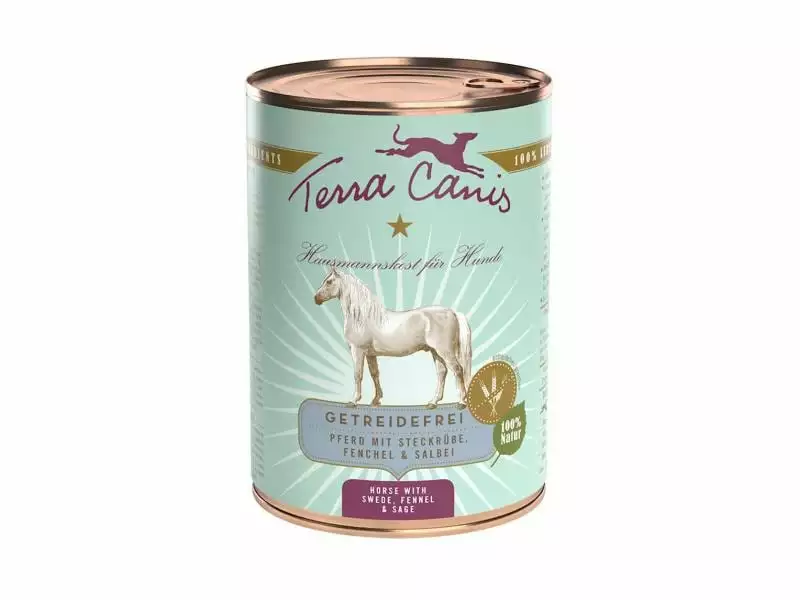 Terra Canis Nassfutter Menü getreidefrei mit Pferd, 400 g 1 Terra Canis Nassfutter Menü getreidefrei mit Pferd, 400 g