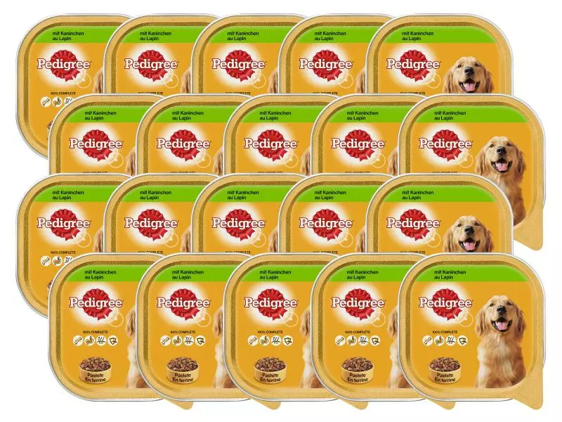 Pedigree Nassfutter Adult mit Kaninchen, 20 x 300 g 1 Pedigree Nassfutter Adult mit Kaninchen, 20 x 300 g