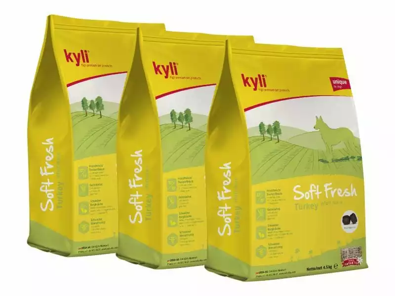 Kyli Halbfeuchtfutter Soft Fresh Turkey Adult more, 13.5 kg 1 Kyli Halbfeuchtfutter Soft Fresh Turkey Adult more, 13.5 kg