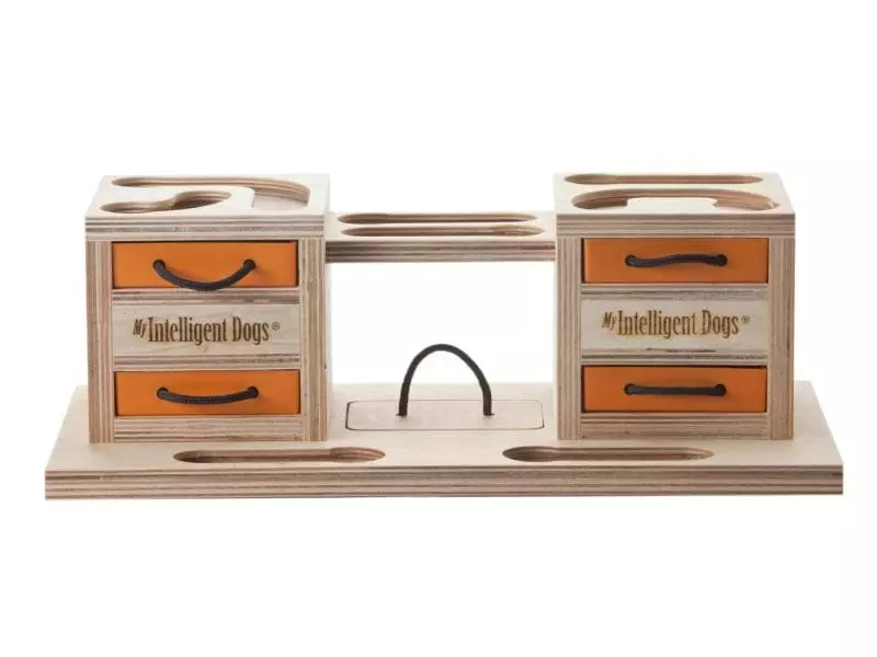 My Intelligent Dogs Strategie-Spiel 2 Türme aus Holz 1 My Intelligent Dogs Strategie-Spiel 2 Türme aus Holz